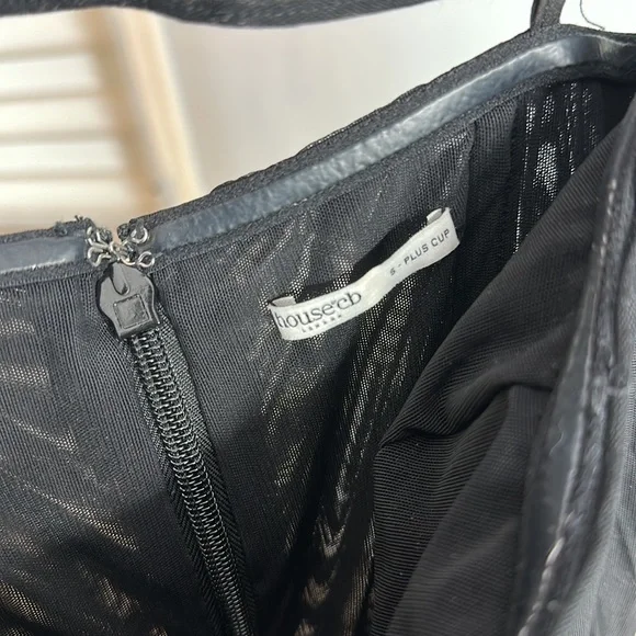 House of CB cecilia mini mesh cut out black dress - Picture 5 of 10